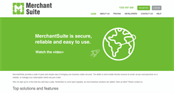 Desktop Screenshot of merchantsuite.com