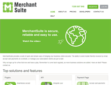 Tablet Screenshot of merchantsuite.com